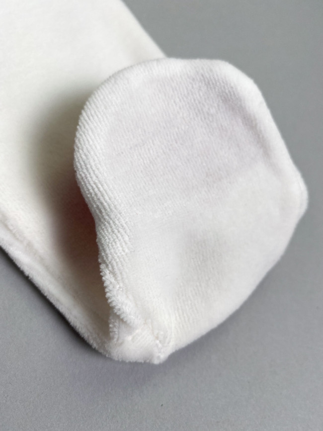 Комбинезон с шапкой, Санта, молочный