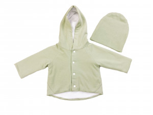 Толстовка Оливка с шапкой