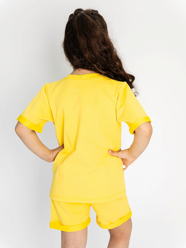 Костюм летний желтый