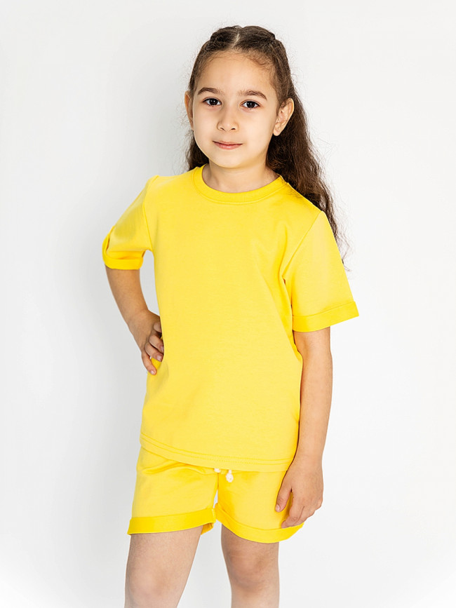 Костюм летний желтый