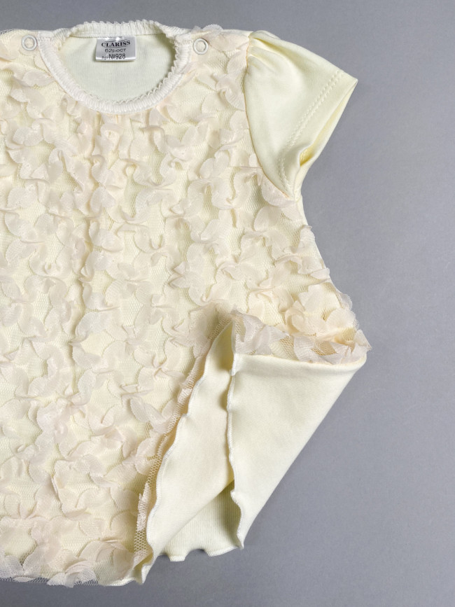 Нарядное детское платье, айвори, Ажурная клетка Нарядное детское платье, айвори, Ажурная клетка