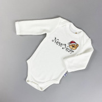 Боди молочный, New Year 