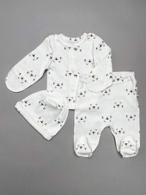Комплект для новорожденных Лапки