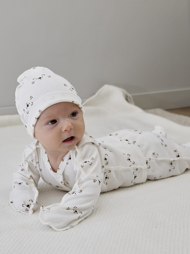 Комплект для новорожденных Лапки