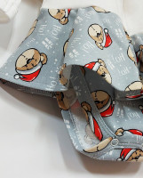 Комплект детский, боди с юбкой и солохой, молочный, New Year