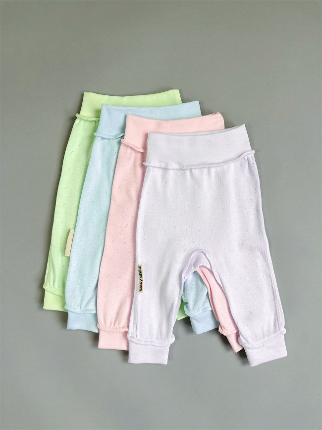 Штанишки детские, киви, Ажур Штанишки детские, киви, Ажур