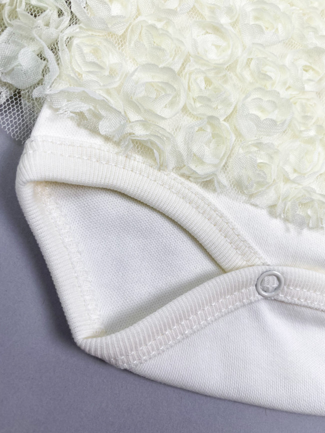 Нарядное боди-платье, желтое, Цветочная фантазия Нарядное боди-платье, желтое, Цветочная фантазия