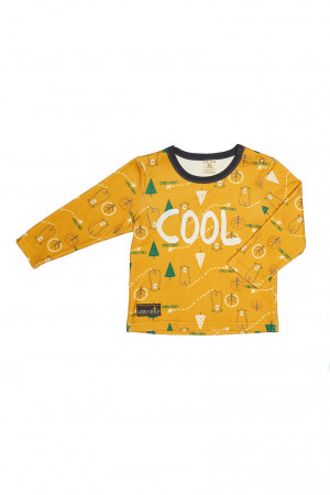 Футболка с длинным рукавом для мальчика, Зимние каникулы