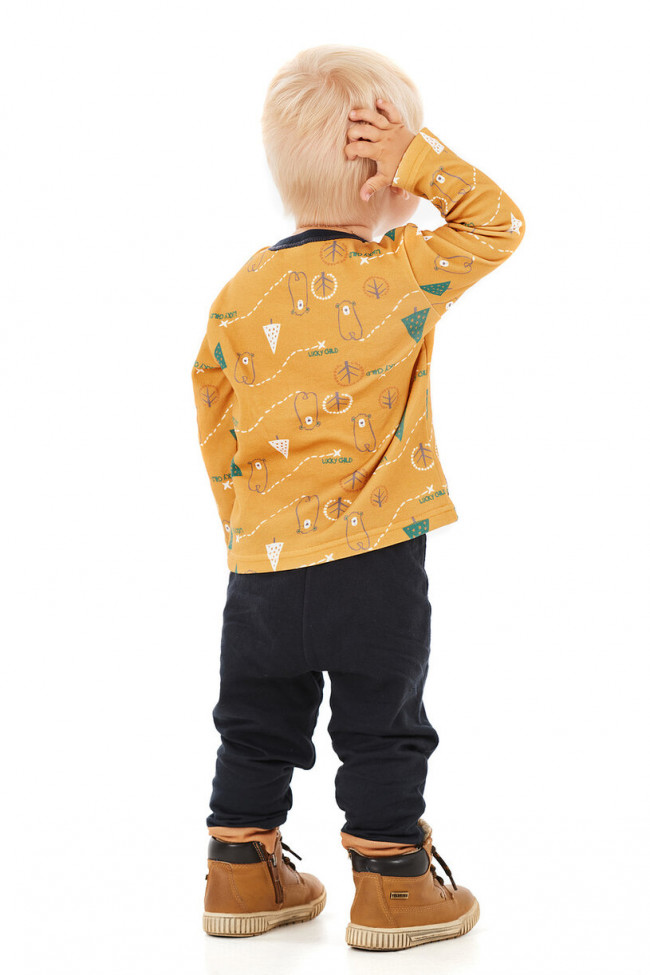 Футболка с длинным рукавом для мальчика, Зимние каникулы Футболка с длинным рукавом для мальчика, Зимние каникулы