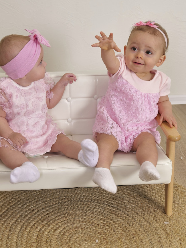 Нарядное боди-платье, розовое, Цветочная фантазия Нарядное боди-платье, розовое, Цветочная фантазия