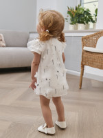 Боди-платье молочное, Фламинго