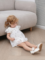 Боди-платье молочное, Фламинго