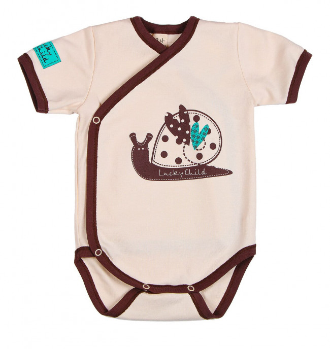 Боди с коротким рукавом, Улитка