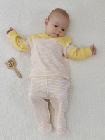 Кофта детская, желтая, Полоска