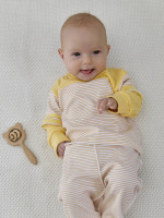 Кофта детская, желтая, Полоска