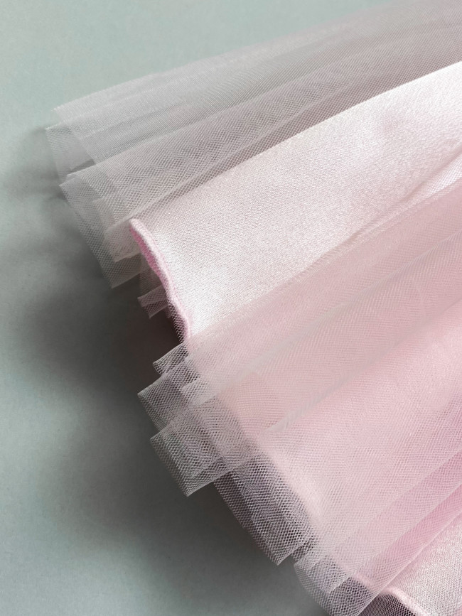 Нарядный комплект для девочки: комбинезон с платьем, розовый, Магнолия Нарядный комплект для девочки: комбинезон с платьем, розовый, Магнолия