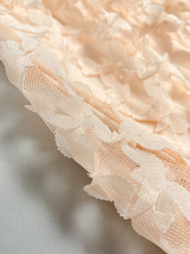 Нарядное боди-платье, персиковое, Ажурная клетка Нарядное боди-платье, персиковое, Ажурная клетка