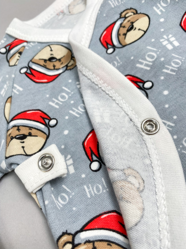 Боди с запахом New Year, Мишки