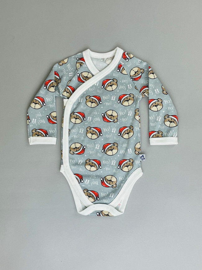 Боди с запахом New Year, Мишки