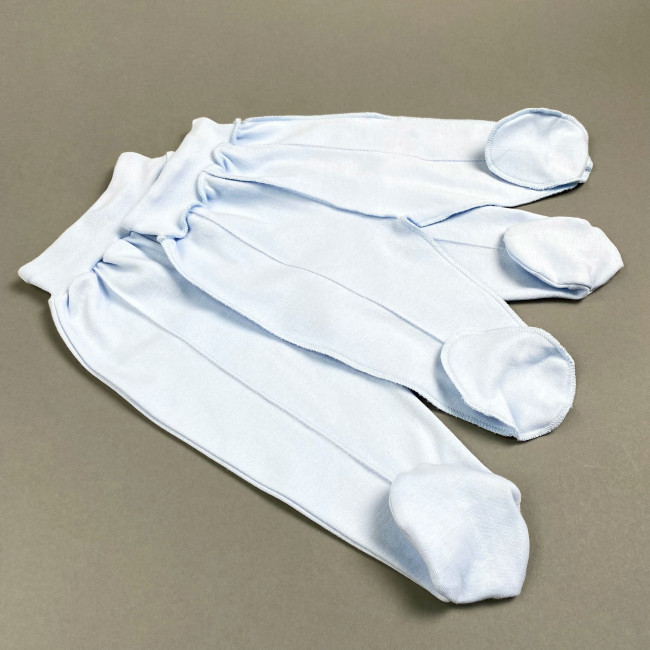 Ползунки детские, светло-синие, Базовая коллекция Ползунки детские, светло-синие, Базовая коллекция