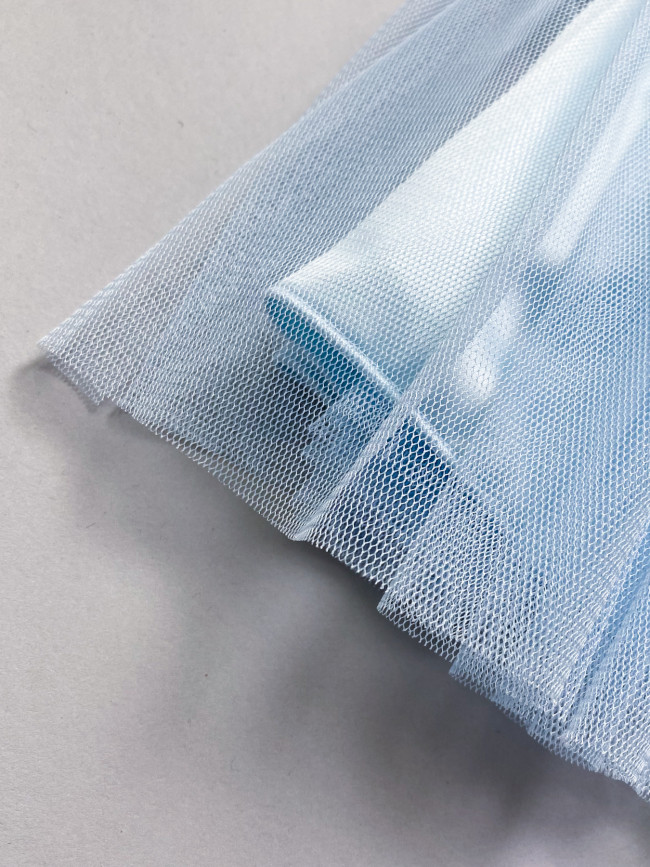 Нарядный комплект для девочки: комбинезон с платьем, голубой, Мадемуазель Нарядный комплект для девочки: комбинезон с платьем, голубой, Мадемуазель