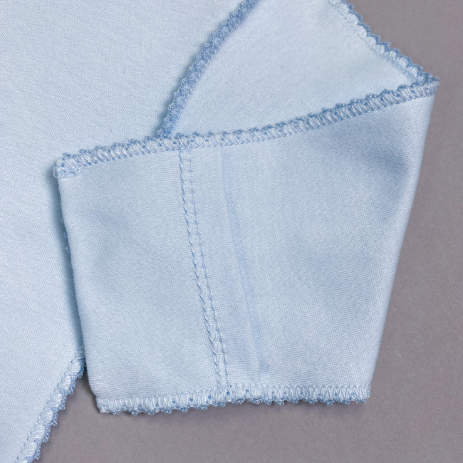 Нарядный комплект для девочки: комбинезон с платьем, голубой, Мадемуазель Нарядный комплект для девочки: комбинезон с платьем, голубой, Мадемуазель