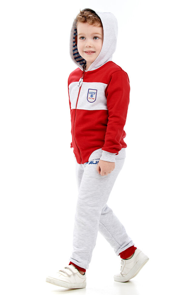 Брюки детские, серые, Больше пространства