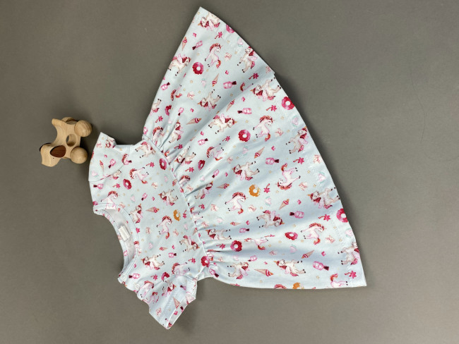 Платье с коротким рукавом, Единороги