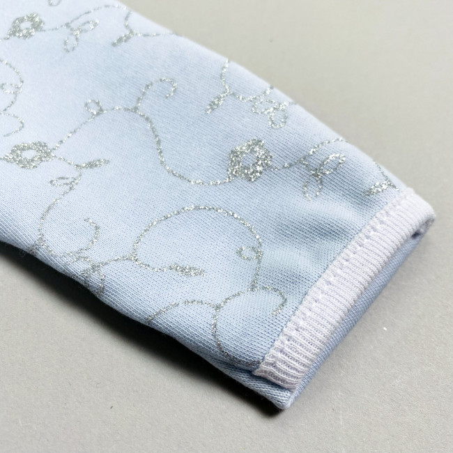 Нарядное боди-платье для девочки, голубое, Небесное сияние-2 Нарядное боди-платье для девочки, голубое, Небесное сияние-2