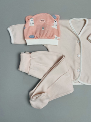 Комплект детский, персиковый, Базовая коллекция