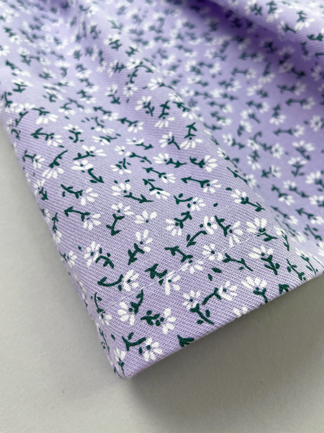 Платье для девочки с длинным рукавом, Василек с бантом для волос