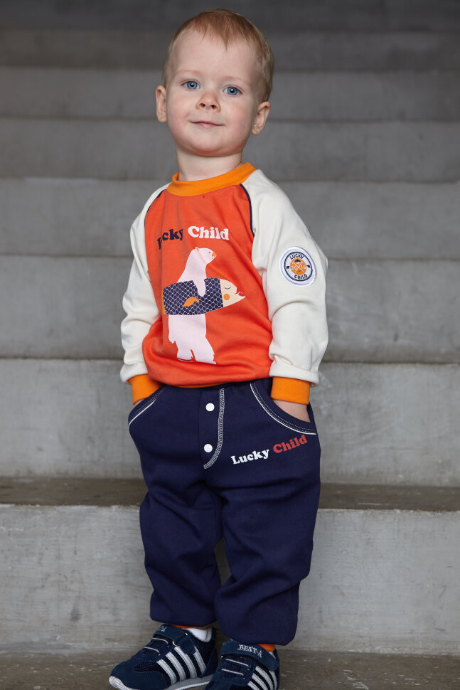 Штанишки детские, синие, Умка Штанишки детские, синие, Умка