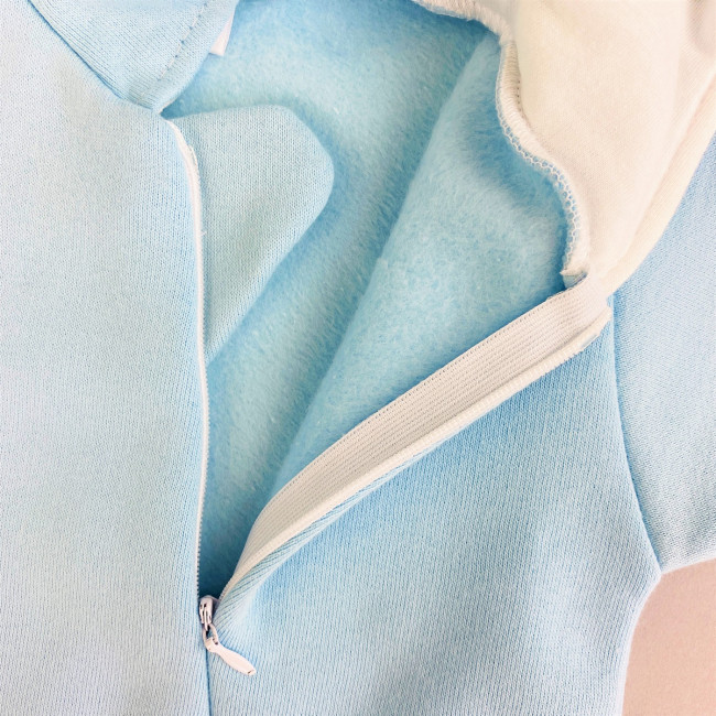 Комбинезон утепленный с ушками, голубой, Зайка Комбинезон утепленный с ушками, голубой, Зайка