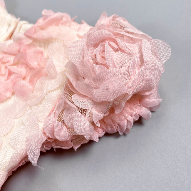 Нарядное розовое детское платье, Пышные розочки Нарядное розовое детское платье, Пышные розочки