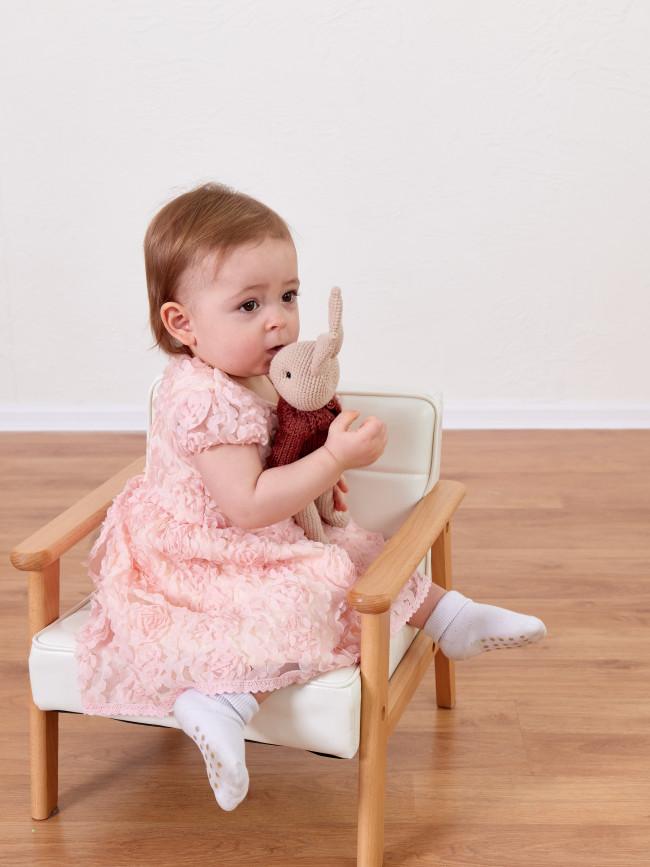 Нарядное розовое детское платье, Пышные розочки Нарядное розовое детское платье, Пышные розочки