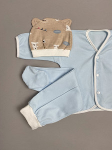 Комплект детский, голубой, Базовая коллекция