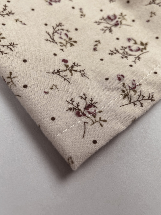 Платье для девочки с длинным рукавом,  Букет, бежевое с бантом для волос