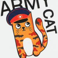 Футболка детская, Army Cat