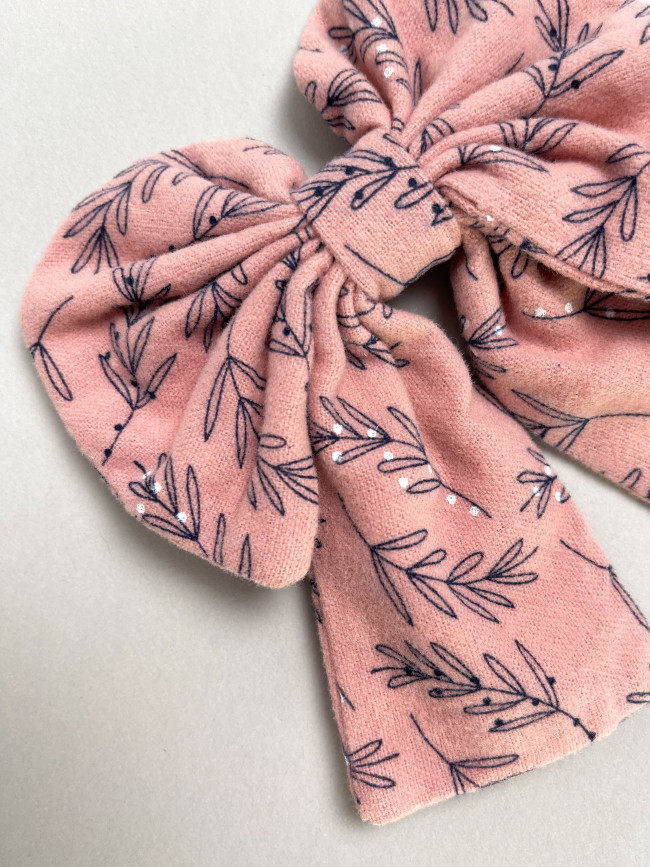 Платье для девочки с длинным рукавом, Карамель с бантом для волос