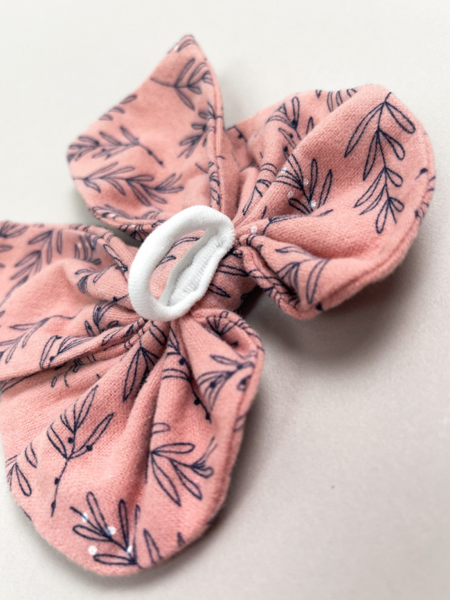 Платье для девочки с длинным рукавом, Карамель с бантом для волос