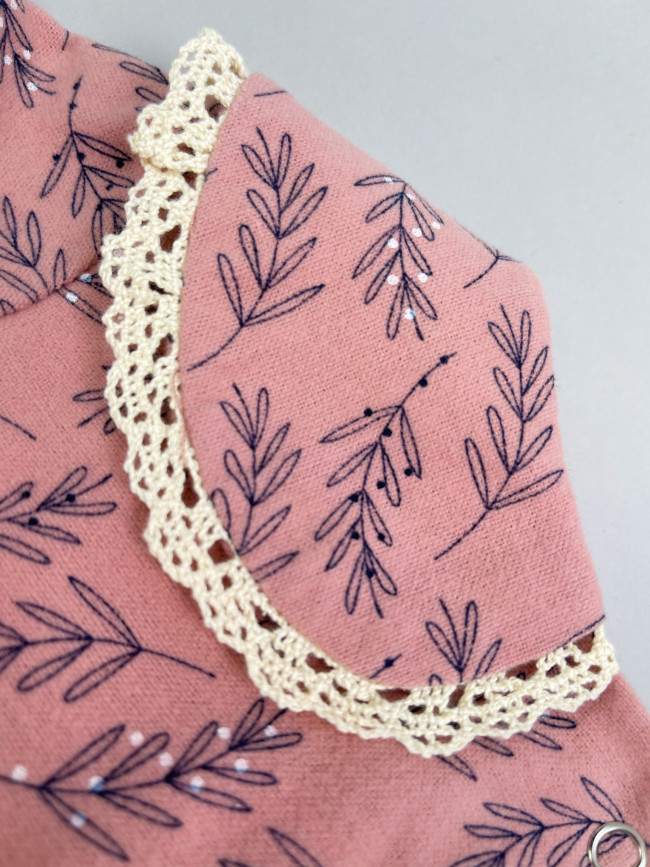 Платье для девочки с длинным рукавом, Карамель с бантом для волос