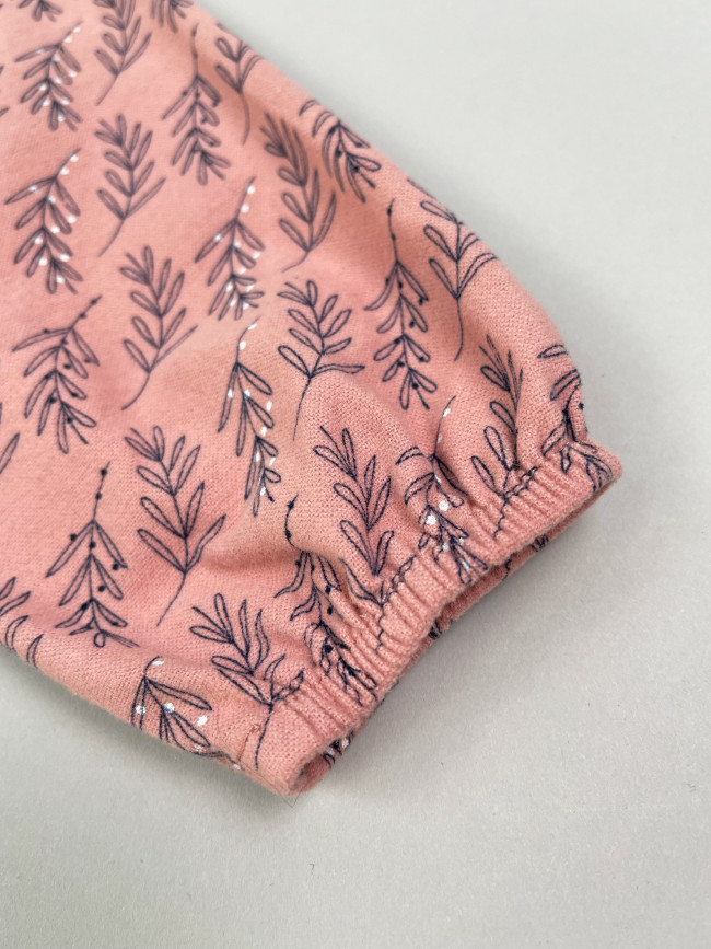 Платье для девочки с длинным рукавом, Карамель с бантом для волос