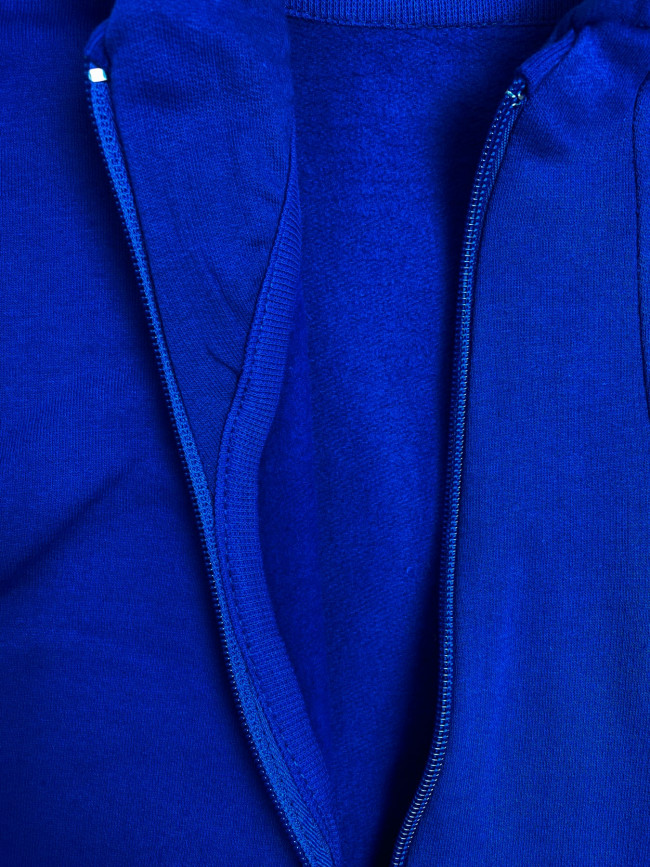 Комбинезон детский с начесом, синий, Забавный динозавр