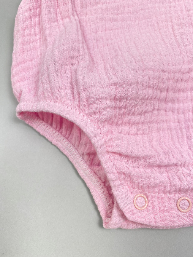 Боди с коротким рукавом крылышком, розовое, Прованс Боди с коротким рукавом крылышком, розовое, Прованс