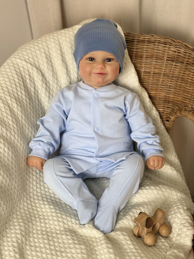 Утепленный детский комплект, голубой, Базовая коллекция Утепленный детский комплект, голубой, Базовая коллекция