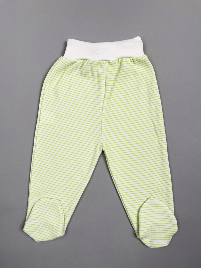 Комплект детский, зеленый, Полоска