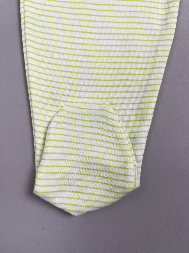 Комплект детский, зеленый, Полоска