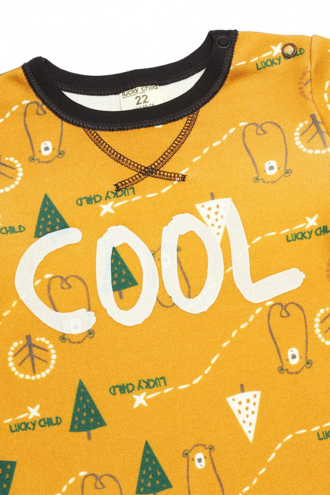 Боди детский, цветной, Зимние каникулы Боди детский, цветной, Зимние каникулы