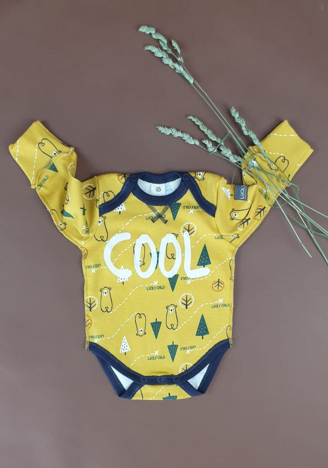 Боди детский, цветной, Зимние каникулы