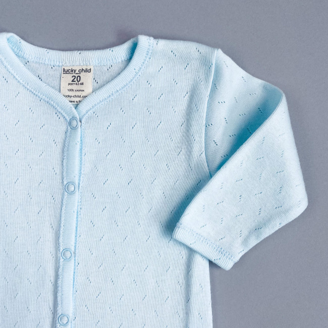 Комбинезон детский, голубой, Ажур